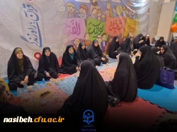 بازدید دانشجو معلمانپردیس از غرفه دانشگاه فرهنگیان در نمایشگاه بین المللی قرآن 11