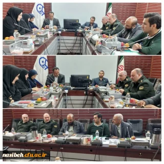 برگزاری جلسه امنیت محله دانشگاه فرهنگیان پردیس نسیبه با کلانتری منطقه ۲ تهران، معاونت فیزیکی و پدافند غیر عامل دانشگاه فرهنگیان