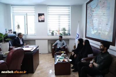 نشست جمعی از شورای سردبیری نشریه نجما و فعالان تشکل انجمن اسلامی مستقل استان تهران با مشاور و مدیر کل دفتر مرکزی حراست دانشگاه فرهنگیان