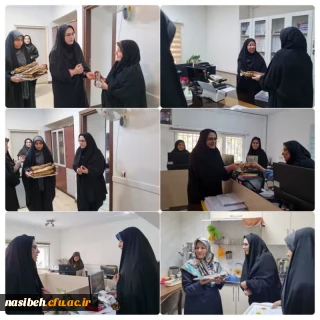 تجلیل از همکاران پردیس نسیبه به مناسب روز دختر و میلاد حضرت معصومه (س)
