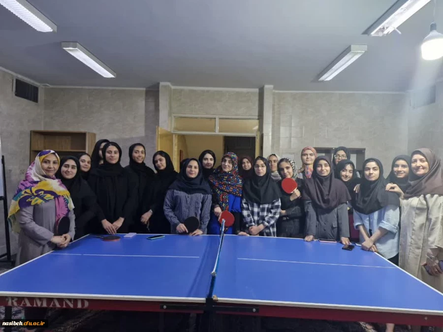 برگزاری مسابقات پینگ پنگ  2