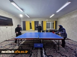 برگزاری مسابقات پینگ پنگ  3