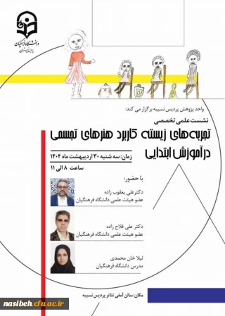 برگزاری کارگاه تجربه های زیسته کاربرد هنرهای تجسمی در آموزش ابتدایی