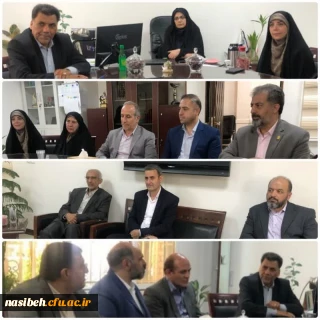 برگزاری جلسه مسئولان دانشگاه فرهنگیان با مسئولین تولیت موقوفات شیخ جنید