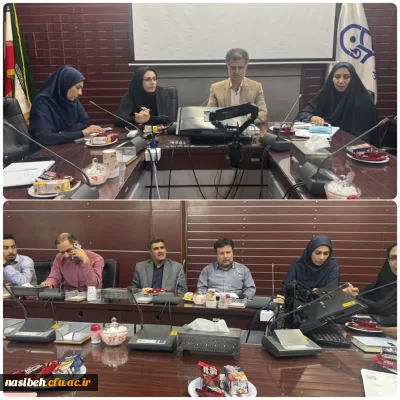 نشست هم اندیشی میزبانی پردیس نسیبه جهت برگزاری مسابقات همگانی طناب زنی دختران منطقه یک وزارت علوم