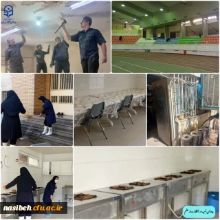 بهسازی و تجهیز فضاهای آموزشی، فرهنگی، ورزشی و سراهای دانشجویی