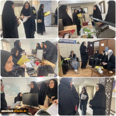بازدید سرپرست پردیس نسیبه دکتر غلامی از فرآیند ثبت نام نو دانشجومعلمان آزمون سراسری ۱۴۰۴