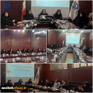 برگزاری جلسه هم اندیشی استادان گروهای تربیت بدنی و مطالعات اجتماعی، تاریخ و جغرافیا