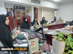 نشست صمیمانه سرپرست پردیس نسیبه با همکاران حوزه حراست و حفاظت فیزیکی نسیبه 5