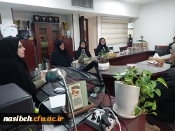 نشست صمیمانه سرپرست پردیس نسیبه با همکاران حوزه حراست و حفاظت فیزیکی نسیبه 7