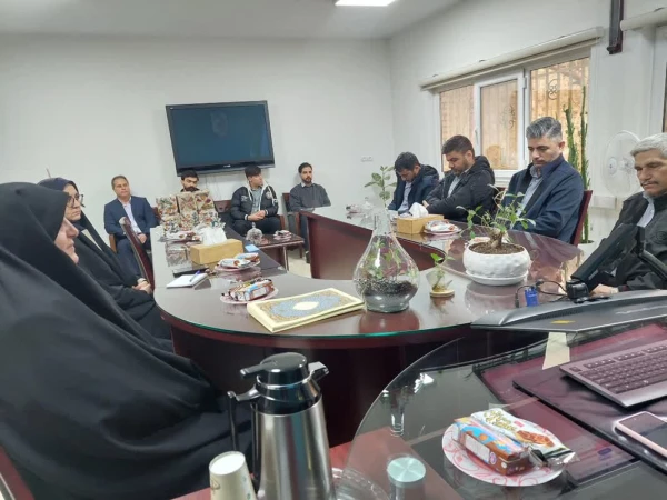 نشست صمیمانه سرپرست پردیس نسیبه با همکاران حوزه حراست و حفاظت فیزیکی نسیبه 9