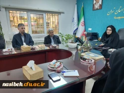 نشست صمیمانه سرپرست پردیس نسیبه با همکاران حوزه حراست و حفاظت فیزیکی نسیبه 10