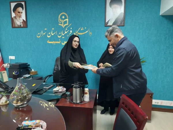 نشست صمیمانه سرپرست پردیس نسیبه با همکاران حوزه حراست و حفاظت فیزیکی نسیبه 11