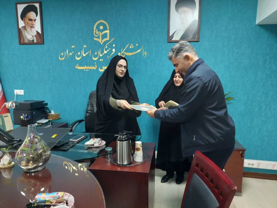 نشست صمیمانه سرپرست پردیس نسیبه با همکاران حوزه حراست و حفاظت فیزیکی نسیبه 11