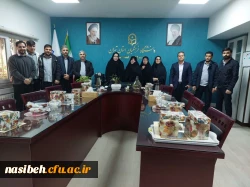 نشست صمیمانه سرپرست پردیس نسیبه با همکاران حوزه حراست و حفاظت فیزیکی نسیبه 15