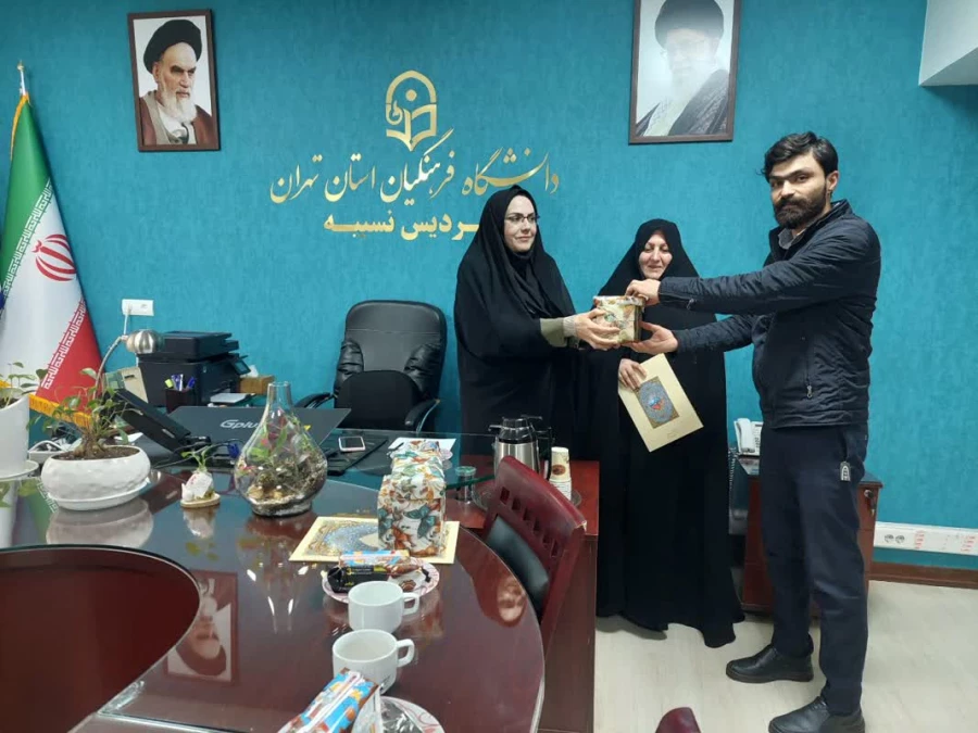 نشست صمیمانه سرپرست پردیس نسیبه با همکاران حوزه حراست و حفاظت فیزیکی نسیبه 16