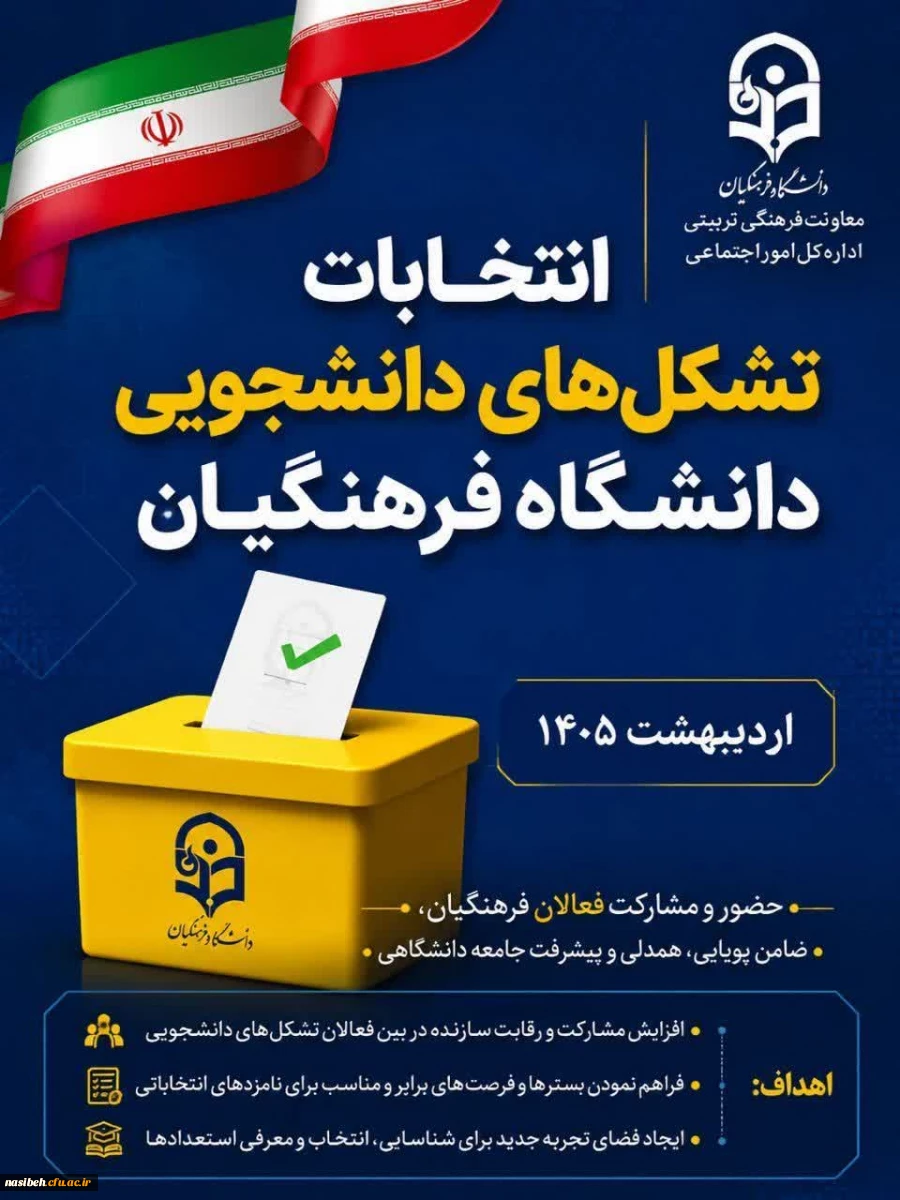 برگزاری انتخابات کانون ها و انجمن های علمی دانشکده تربیت بدنی و علوم رفتاری نسیبه به صورت مجازی 2
