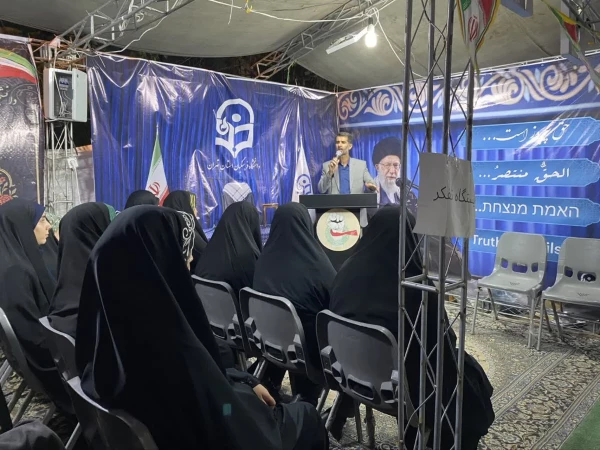 برپایی موکب دانشکده تربیت بدنی و علوم رفتاری نسیبه در میدان فلسطین  3