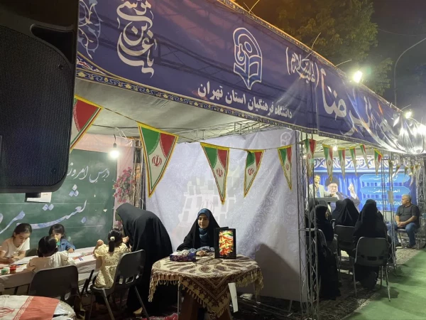 برپایی موکب دانشکده تربیت بدنی و علوم رفتاری نسیبه در میدان فلسطین  4